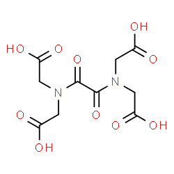 ChemSpider 2D Image | 2,2',2'',2'''-[(1,2-Dioxo-1,2-ethanediyl)dinitrilo]tetraacetic acid | C10H12N2O10