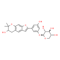 ChemSpider 2D Image | Mulberroside C | C24H26O9