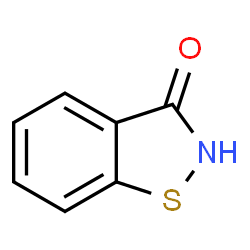 ChemSpider 2D Image | Benzisothiazolone | C7H5NOS