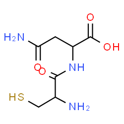 ChemSpider 2D Image | cys-asn | C7H13N3O4S