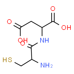 ChemSpider 2D Image | CYS-ASP | C7H12N2O5S