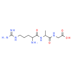 ChemSpider 2D Image | arg-ala-gly | C11H22N6O4