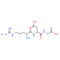 ChemSpider 2D Image | arg-asp-gly | C12H22N6O6