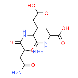 ChemSpider 2D Image | asn-glu-ala | C12H20N4O7