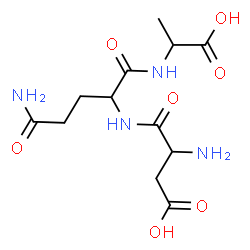 ChemSpider 2D Image | asp-gln-ala | C12H20N4O7