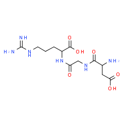 ChemSpider 2D Image | asp-gly-arg | C12H22N6O6