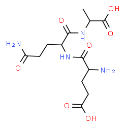 ChemSpider 2D Image | glu-gln-ala | C13H22N4O7