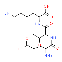 ChemSpider 2D Image | glu-thr-lys | C15H28N4O7
