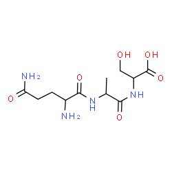 ChemSpider 2D Image | gln-ala-ser | C11H20N4O6