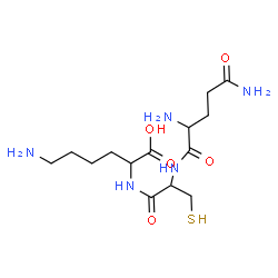 ChemSpider 2D Image | gln-cys-lys | C14H27N5O5S