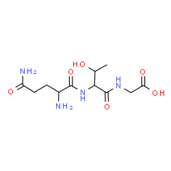 ChemSpider 2D Image | gln-thr-gly | C11H20N4O6