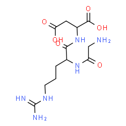 ChemSpider 2D Image | gly-arg-asp | C12H22N6O6