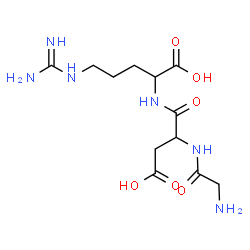 ChemSpider 2D Image | gly-asp-arg | C12H22N6O6