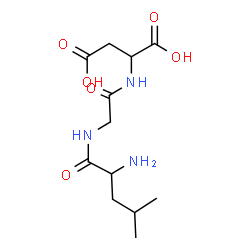 ChemSpider 2D Image | leu-gly-asp | C12H21N3O6