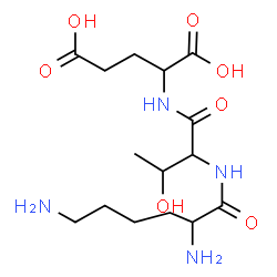 ChemSpider 2D Image | lys-thr-glu | C15H28N4O7