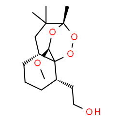 ChemSpider 2D Image | 2-[(2S,6R,9S,12S)-12-Methoxy-8,8,9-trimethyl-10,11,13-trioxatricyclo[7.2.2.0~1,6~]tridec-2-yl]ethanol | C16H28O5
