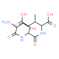 ChemSpider 2D Image | ser-asp-val | C12H21N3O7