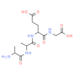 ChemSpider 2D Image | ala-ala-glu-gly | C13H22N4O7