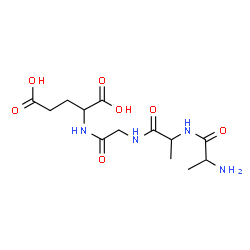 ChemSpider 2D Image | ala-ala-gly-glu | C13H22N4O7