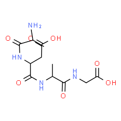 ChemSpider 2D Image | ala-asp-ala-gly | C12H20N4O7