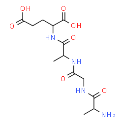 ChemSpider 2D Image | ala-gly-ala-glu | C13H22N4O7