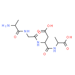 ChemSpider 2D Image | ala-gly-asp-ala | C12H20N4O7