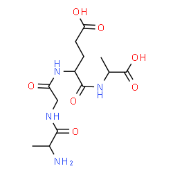ChemSpider 2D Image | ala-gly-glu-ala | C13H22N4O7