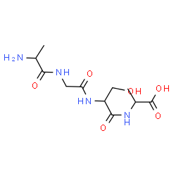 ChemSpider 2D Image | ala-gly-ser-ala | C11H20N4O6