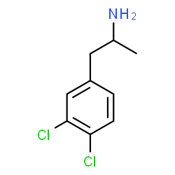 ChemSpider 2D Image | 3,4-dichloroamphetamine | C9H11Cl2N