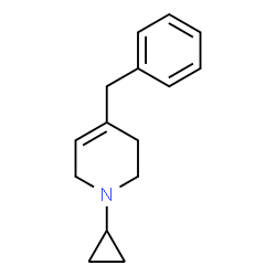 ChemSpider 2D Image | 4-Benzyl-1-cyclopropyl-1,2,3,6-tetrahydropyridine | C15H19N