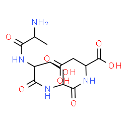ChemSpider 2D Image | ala-ser-ala-asp | C13H22N4O8