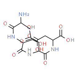 ChemSpider 2D Image | ala-ser-asp-asp | C14H22N4O10