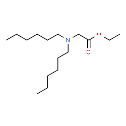 ChemSpider 2D Image | Ethyl N,N-dihexylglycinate | C16H33NO2