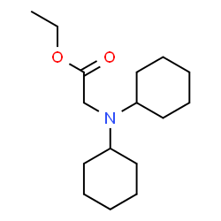 ChemSpider 2D Image | Ethyl N,N-dicyclohexylglycinate | C16H29NO2
