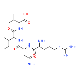 ChemSpider 2D Image | arg-asn-ile-val | C21H40N8O6