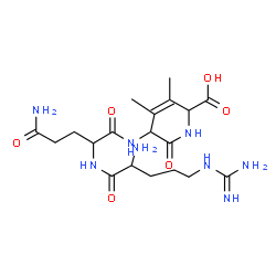 ChemSpider 2D Image | arg-gln-val-val | C21H40N8O6