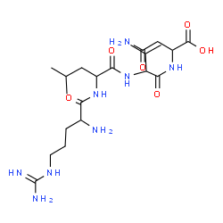 ChemSpider 2D Image | arg-leu-val-asn | C21H40N8O6
