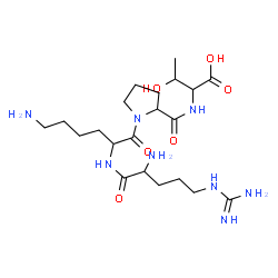 ChemSpider 2D Image | arg-lys-pro-thr | C21H40N8O6