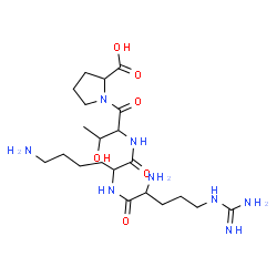 ChemSpider 2D Image | arg-lys-thr-pro | C21H40N8O6