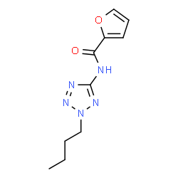 ChemSpider 2D Image | N-(2-Butyl-2H-tetrazol-5-yl)-2-furamide | C10H13N5O2