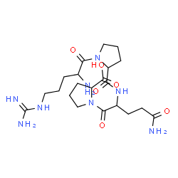 ChemSpider 2D Image | arg-pro-gln-pro | C21H36N8O6