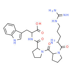 ChemSpider 2D Image | arg-pro-pro-trp | C27H38N8O5