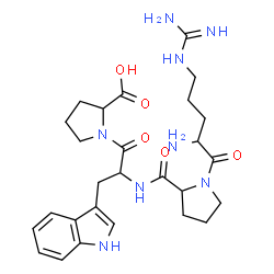ChemSpider 2D Image | arg-pro-trp-pro | C27H38N8O5