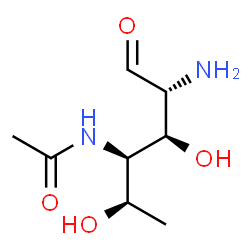 ChemSpider 2D Image | 4-Acetamido-2-amino-2,4,6-trideoxy-D-glucose | C8H16N2O4
