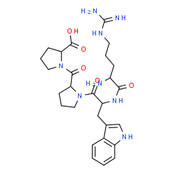 ChemSpider 2D Image | arg-trp-pro-pro | C27H38N8O5