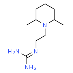 ChemSpider 2D Image | (2-(2,6-Dimethylpiperidino)Ethyl)Guanidine | C10H22N4