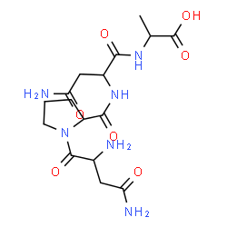 ChemSpider 2D Image | asn-pro-asn-ala | C16H26N6O7