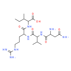 ChemSpider 2D Image | asn-val-arg-ile | C21H40N8O6