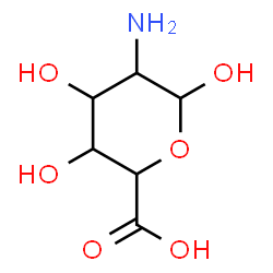 ChemSpider 2D Image | 2-Amino-2-deoxyhexopyranuronic acid | C6H11NO6