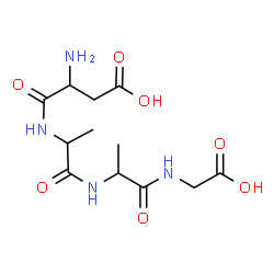 ChemSpider 2D Image | asp-ala-ala-gly | C12H20N4O7